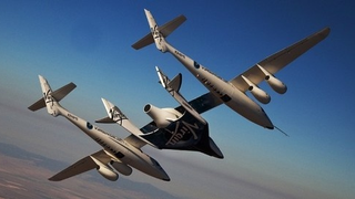 SpaceShipTwo First Manned Flight Attached to WhiteKnightTwo